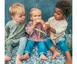 Babero con Mangas Timboo Silky Lilac Personalizable