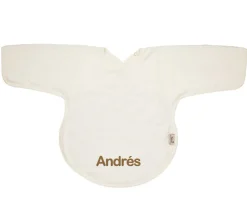 Babero con Mangas Timboo Daisy White Personalizable