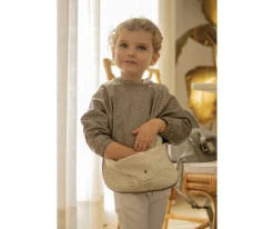 Babero con Mangas Topito Poppy Musgo