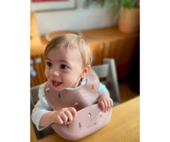 Babero de Silicona Ice Cream- Rose