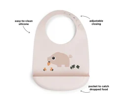 Babero de Silicona Pigee