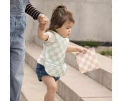 Babero Impermeable Checkers Sage