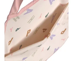 Babero Impermeable Extra Grande Happy Fruits Peach