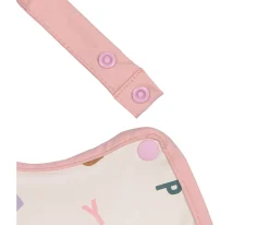 Babero Impermeable Extra Grande Happy Fruits Peach