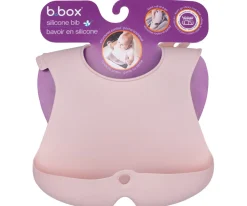 Babero Silicona Enrollable Blush