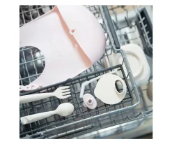 Babero Silicona Enrollable Pink Salt