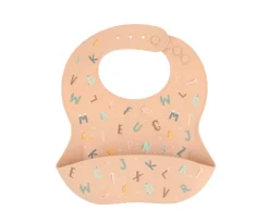 Babero Silicona Funny Letters
