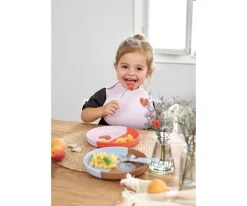 Babero Silicona Happy Lavender