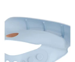 Babero Silicona Happy Smile Blue