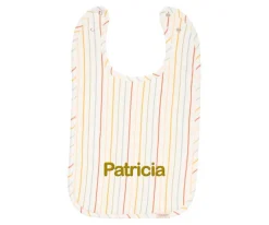 Babero Sunny Stripes Personalizable