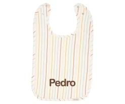 Babero Sunny Stripes Personalizable