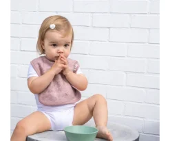 Babero Timboo Whisper Green Personalizable