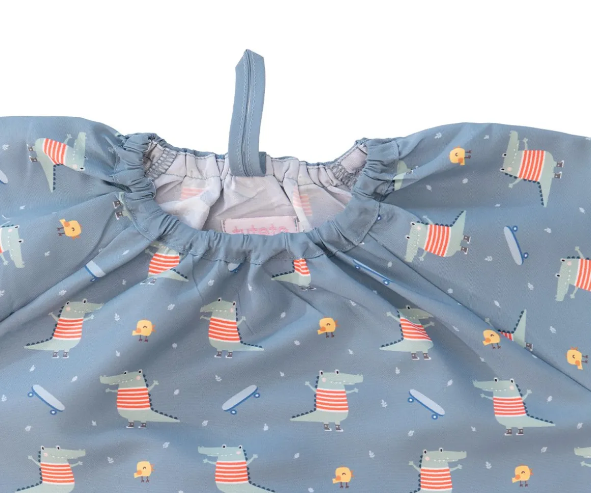 Babi con Bolsillo Central Croc Personalizable