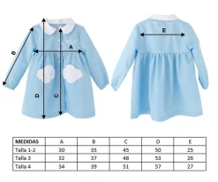 Babi Nube Azul por VivirConGusto Personalizable