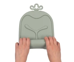 Bandeja Silicona Roll + Go con Cuchara Sage