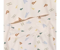 Bata de Pintura Escolar Happy Fruits Light Blue