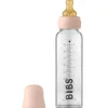 Biberón Cristal BIBS Blush 225ml + Fundas Biberón Large