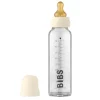 Biberón Cristal BIBS Ivory 225ml + Funda Biberón Large