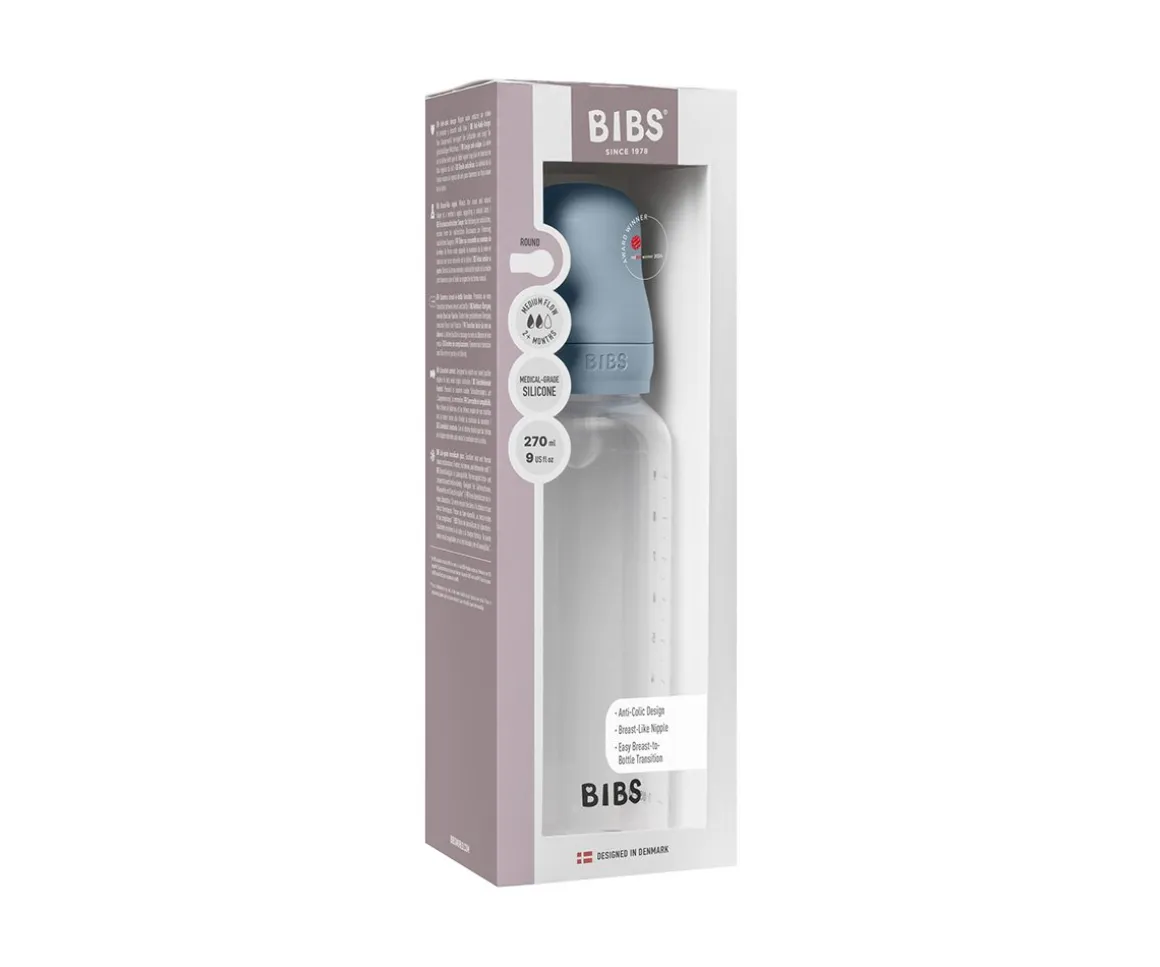 Biberón Plástico BIBS Baby Blue 270ml