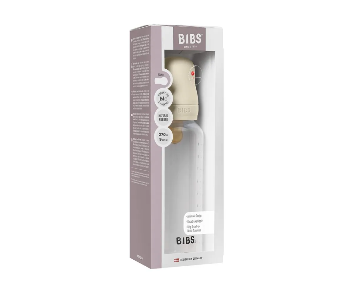 Biberón Plástico BIBS Ivory 270ml