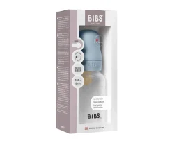 Biberón Plástico BIBS Látex Baby Blue 150ml