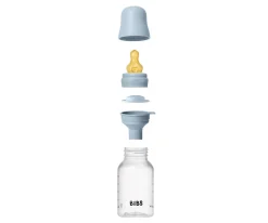 Biberón Plástico BIBS Látex Baby Blue 150ml