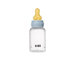 Biberón Plástico BIBS Látex Baby Blue 150ml