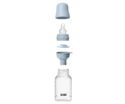 Biberón Plástico BIBS Silicona Baby Blue 150ml