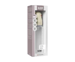 Biberón Plástico BIBS Silicona Ivory 270ml