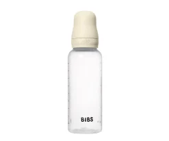 Biberón Plástico BIBS Silicona Ivory 270ml