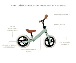 Bicicleta Equilibrio Premium Black