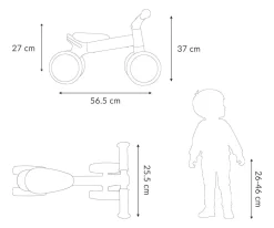 Bicicleta sin Pedales - Correpasillos Bubblat Sage