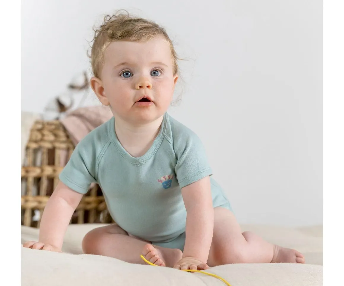 Body Bebé (0-36meses) Manga Corta Warm Eucalyptus