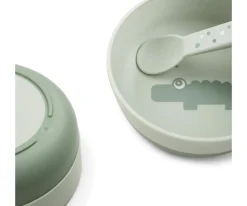 Bol Antideslizante Croco Green