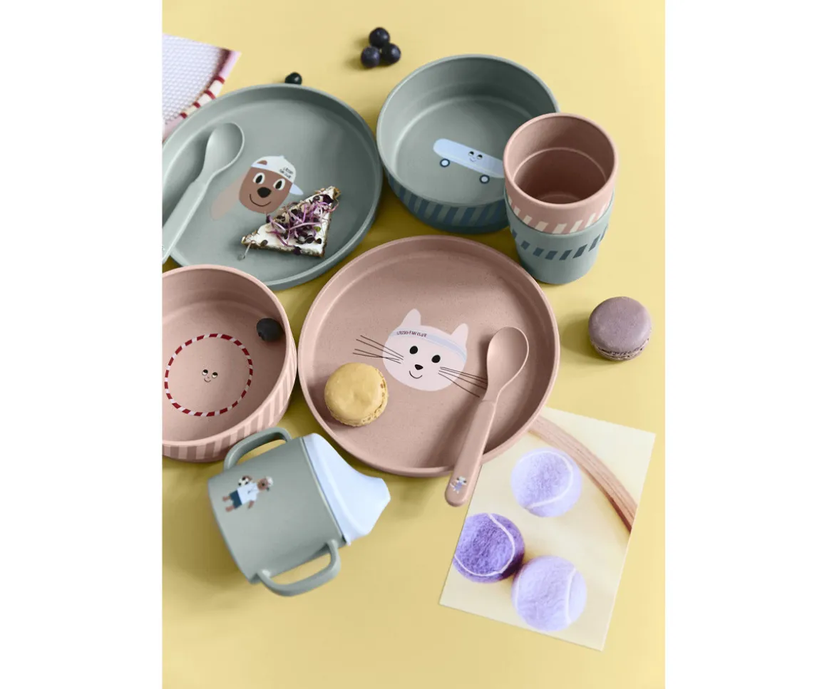 Bol Antideslizante Eco Tiny Team Dog