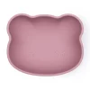 Bol con Ventosa y Tapa Oso Dusty Rose