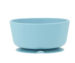 Bol Silicona + Cuchara Acero Sky Blue