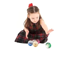 Bolas Sensoriales Glitter Arcoíris