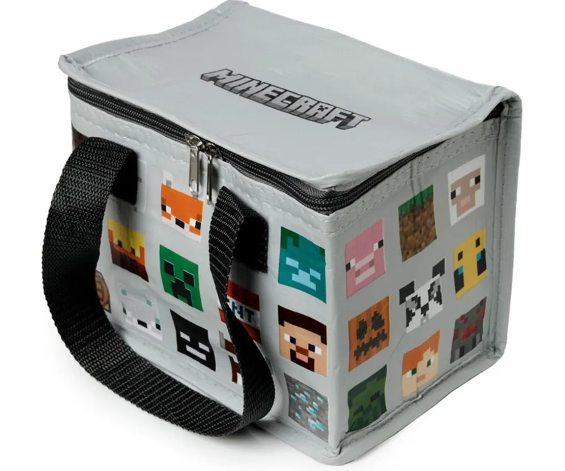 Bolsa Almuerzo Térmica Caras Minecraft Personalizable