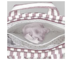 Bolsa Canastilla Cherry Rayas