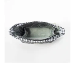 Bolsa Canastilla I Love Vichy Negro