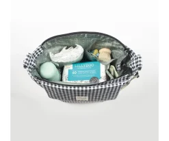 Bolsa Canastilla I Love Vichy Negro