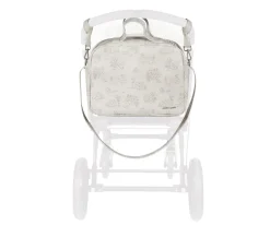 Bolsa Canastilla Toile de Jouy Crema