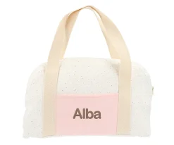 Bolsa de Deporte Rainbow Dots Rosa Personalizable