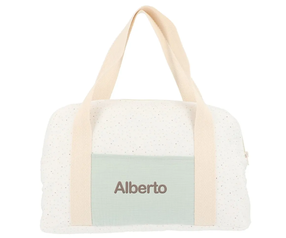 Bolsa de Deporte Rainbow Dots Verde Personalizable