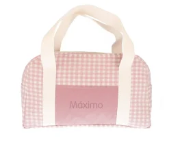 Bolsa Deporte Vichy Rosa Personalizable