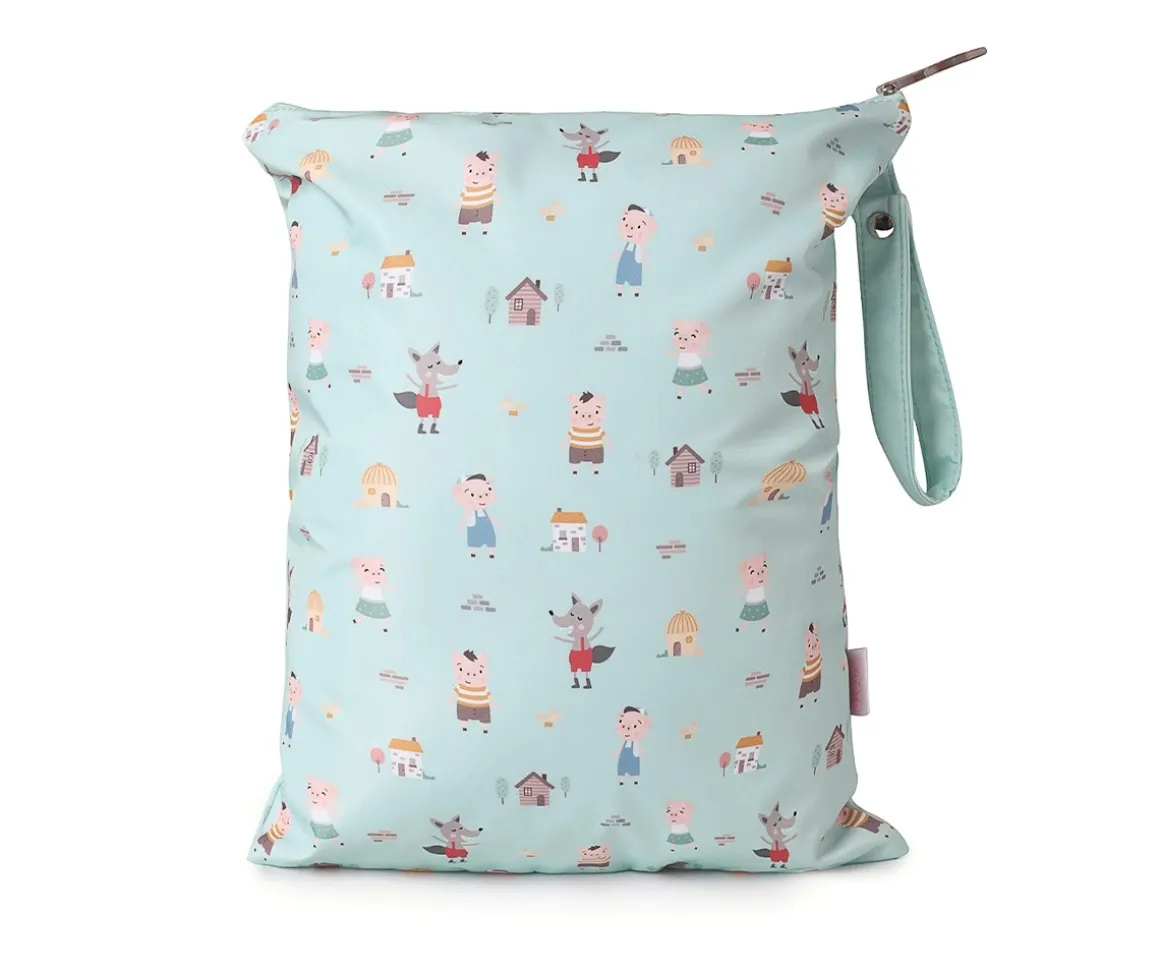 Bolsa Impermeable Grande The Three Little Pigs Personalizable