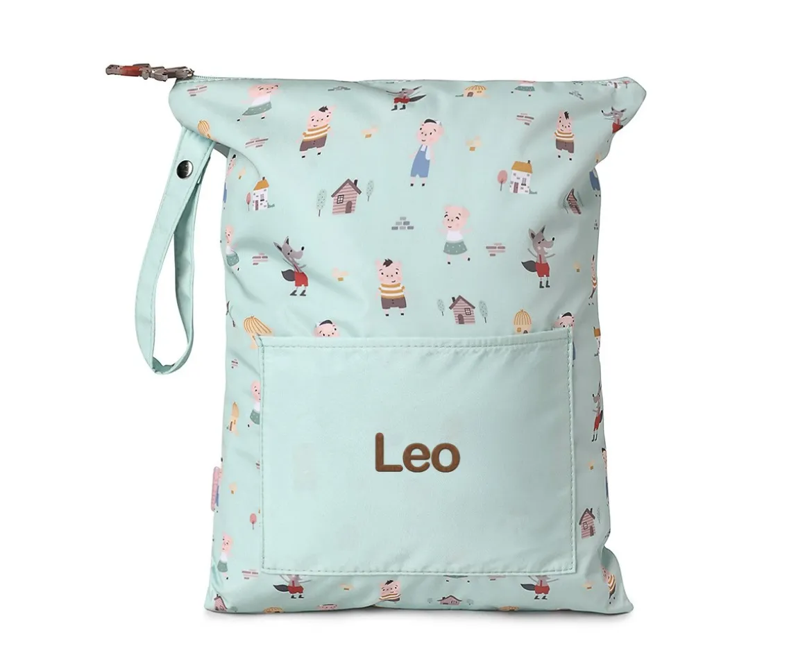 Bolsa Impermeable Grande The Three Little Pigs Personalizable