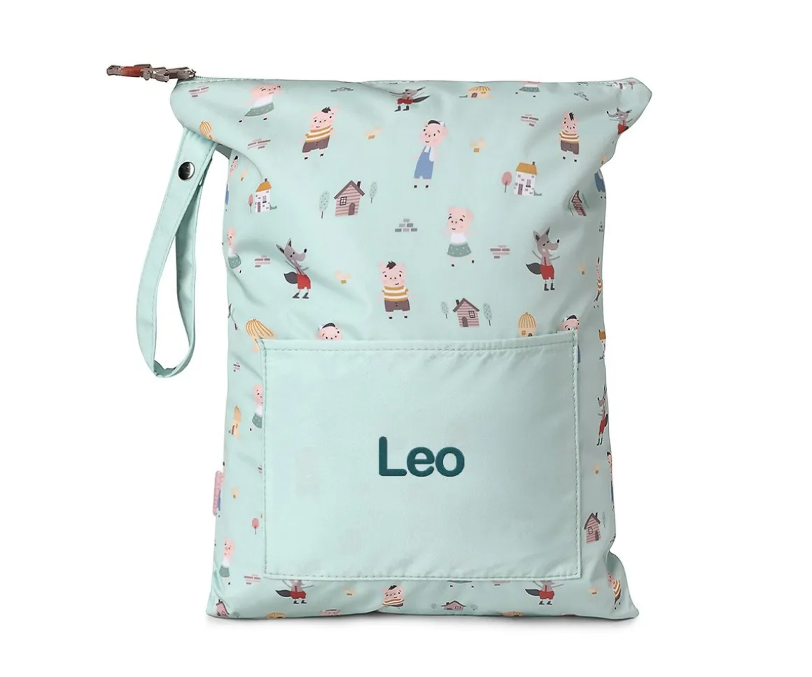 Bolsa Impermeable Grande The Three Little Pigs Personalizable