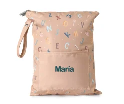 Bolsa Impermeable Grande Funny Letters Personalizable